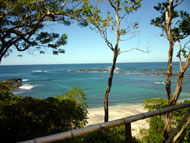 Cove from Tree Tops B&B Terrace - in San Juanillo, Guanacaste, Costa Rica