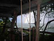 Rainbow from terrace