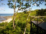 sundeck overlooking beach
